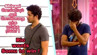 Rio After Aari Argument with Somu #biggbosstamil4