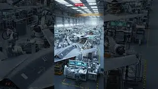 🚀 Inside the Futuristic Jet Factory | Next-Gen Stealth Aircraft Production