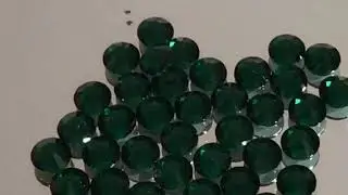 Emerald brilliant flat back crystal rhinestones