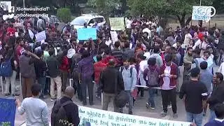 JNU: Students Continue Their Protest Against Fee Hike