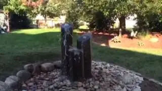 Basalt Columns Fountain in Johnston Iowa. Just Add Water 515-208-4099