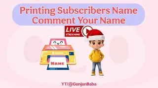 WRITING SUBSCRIBERS NAMES ON PRINTER 🖨️🥰
