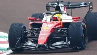 フロントウイングのフラップが消えた！　フェラーリのシェイクダウンでアクティブエアロ稼働を初披露