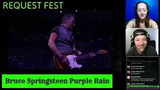 PRINCE - PURPLE RAIN - COVER BY BRUCE SPRINGSTEEN [REACTION] REQUEST FEST
