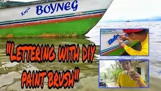 EP18: DIY lettering & painting ( Pumpboat)