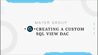 Creating a Custom SQL View DAC within Acumatica
