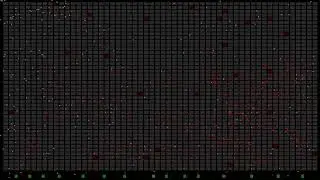 1000 agents colony sim test: 50 resource types, 2500 processing buildings (Godot gdscript)