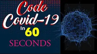 I coded COVID-19 in less than 60 seconds! Python Animation TURTLE Tutorial | SalteeKiller