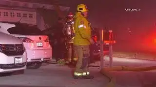 Possible Barricaded Suspect Sets House On Fire