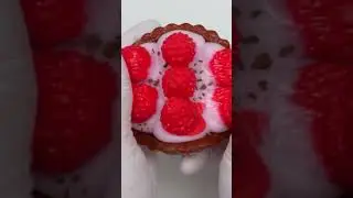 Poko Squishy ASMR a chewy strawberry cookie cho~♡ #shorts