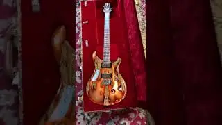 Paul Reed Smith PRS Private Stock #9776 Custom 24 Spalted Maple Top Natural with Smoked Copper Leaf
