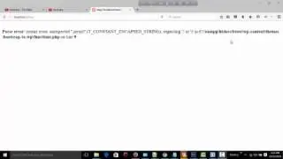 Parse error: syntax error, unexpected tutorial (bangla)