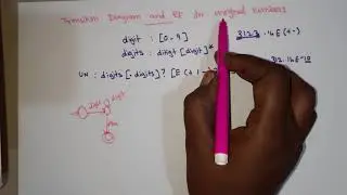 Regular Expression and Transition Diagram for Unsigned numbers in Tamil