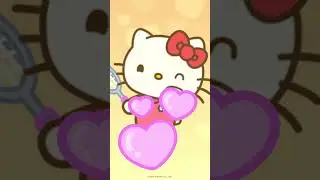 When you're the competitive partner 🎾 #hellokitty #deardaniel #sanrio #shorts