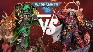 Dark Angels Vs NEW Chaos Space Marines: 2000pts Warhammer 40K Battle Report
