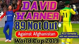 David Warner 89 Not Out Vs Afghanistan World Cup 2019 | Aus vs Afg