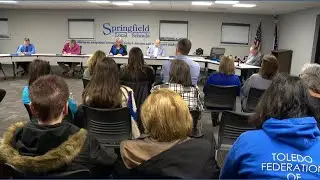 Tensions rise at board meeting as Springfield schools support staff prepare to strike