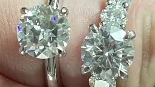 A Close Look at DovEggs Moissanite - Astro vs. Hearts & Arrows vs. Crown Arrows and DEF vs. GHI! ✨
