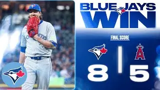 Blue Jays tally 14 hits, take final game from Angels!