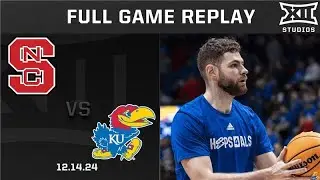 NC State vs. Kansas (12.14.24) Full Game Replay | 2024-25 Big 12 Men's Basketball