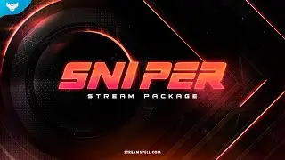 StreamSpell | Sniper Stream Package │ Twitch Overlays for OBS Studio, Streamlabs