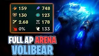 AP Volibear UNLEASHED Massive Damage in Arena Mode!