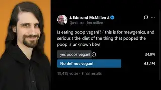 Alva Majo sobre si comer caca es vegano