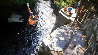 Canyon Falls Cliff Jump Pow Wow