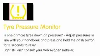 VW dash warning lights - Yellow - 