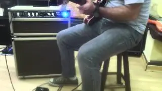Bludo-Drive by Bludotone, head 100 watts teste com Gibson ES-335 63&acute;Reissue.MOV
