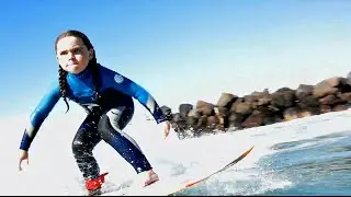 Six year old champion surfer, Quincy Symonds [HD] Life Matters, ABC RN