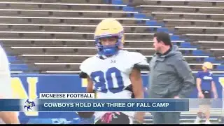 McNeese Football holds day three of camp with local talent expected to shine this season
