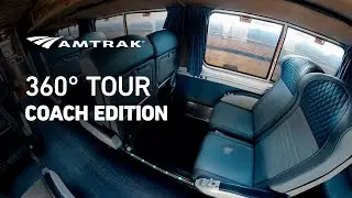 360&deg; Tour of Amtrak's Coach Class