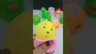 Satisfying POp it squishy Bee in a jar