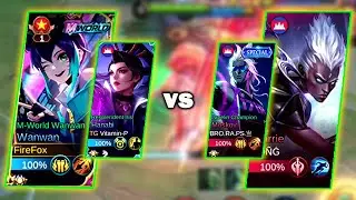 WANWAN ft HANABI VS MOSKOV ft KARRIE || WANWAN MLBB || MOBILE LEGENDS