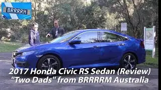 Honda Civic RS Turbo Sedan 2017 года (обзор &laquo;Два папы&raquo;) | BRRRRM Австралия