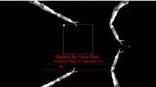 a hacked website
