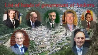 List of heads of government of Andorra