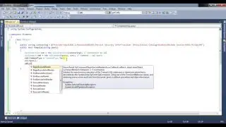 Connect to sql using c# Part3