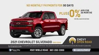 The Chevy Open Road Sales Event at Three-Way Chevrolet Bakersfield