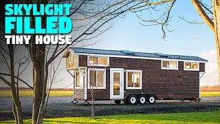 This Tiny House Filled With Skylights!