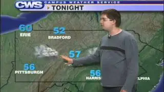 Monday Afternoon Campus Weather Service Update 10/25/2010