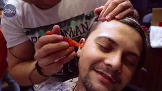SLEEP ASMR MASSAGE • ASMR BARBER MASSAGE WHILE HAIRCUT