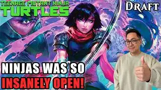Ninjas Was So Insanely Open! | Teenage Mutant Ninja Turtles Draft | MTG Arena