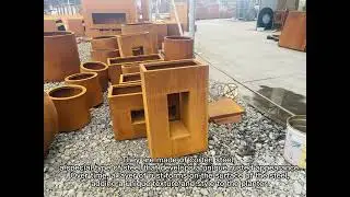 Planter Box / Raised Bed For Flowers.DIY Garden Planters - Cheap, Easy, Fast#corten #steel #planter