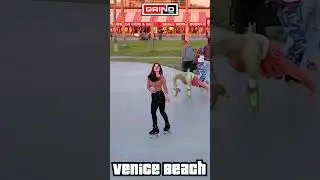 Bee Gees Too Much Heaven AT VENICE BEACH ROLLER DISCO PLAZA LIVE #rollerskating #grind #dance