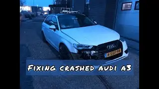 We rebuild a wrecked Audi A3 Sportback part 1