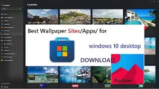 Download best Wallpaper in best places like sites,app||Microsoft store||Backiee||