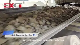 Belt conveyors are applied to various types of material