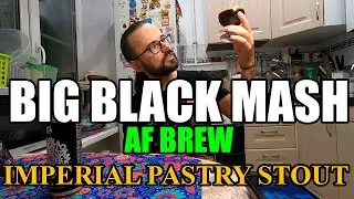 ПИВО BIG BLACK MASH от AF BREW. IMPERIAL PASTRY STOUT #пиво #обзор #beer